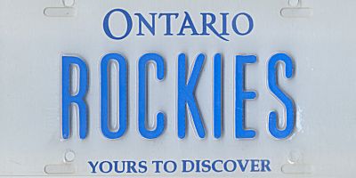 Sample Custom Ontario License Plate