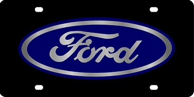 Ford Sample Custom Mirrored License Plate